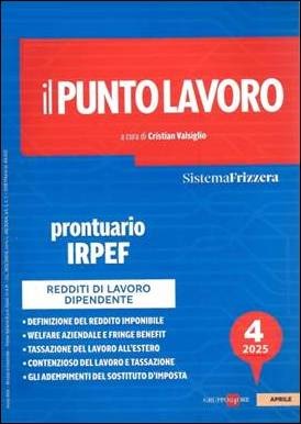 Libreria Il Flaminio Rimini Il Punto Lavoro 4/2025 - Prontuario Irpef 