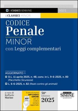 Libreria Il Flaminio Rimini Codice Penale Minor con Leggi Complementari 2025
